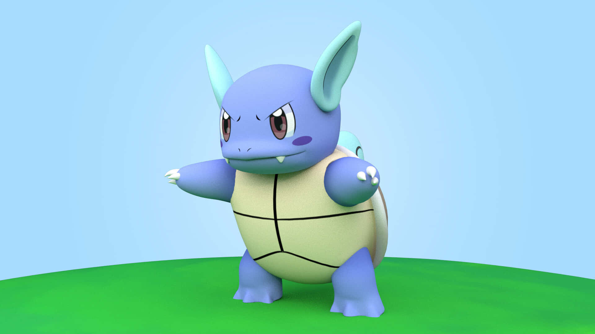 Wartortle In 3d Appearance