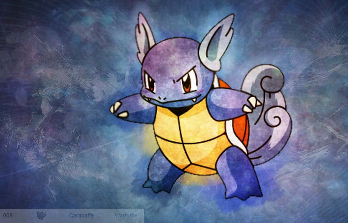 Wartortle In Ready Position Background