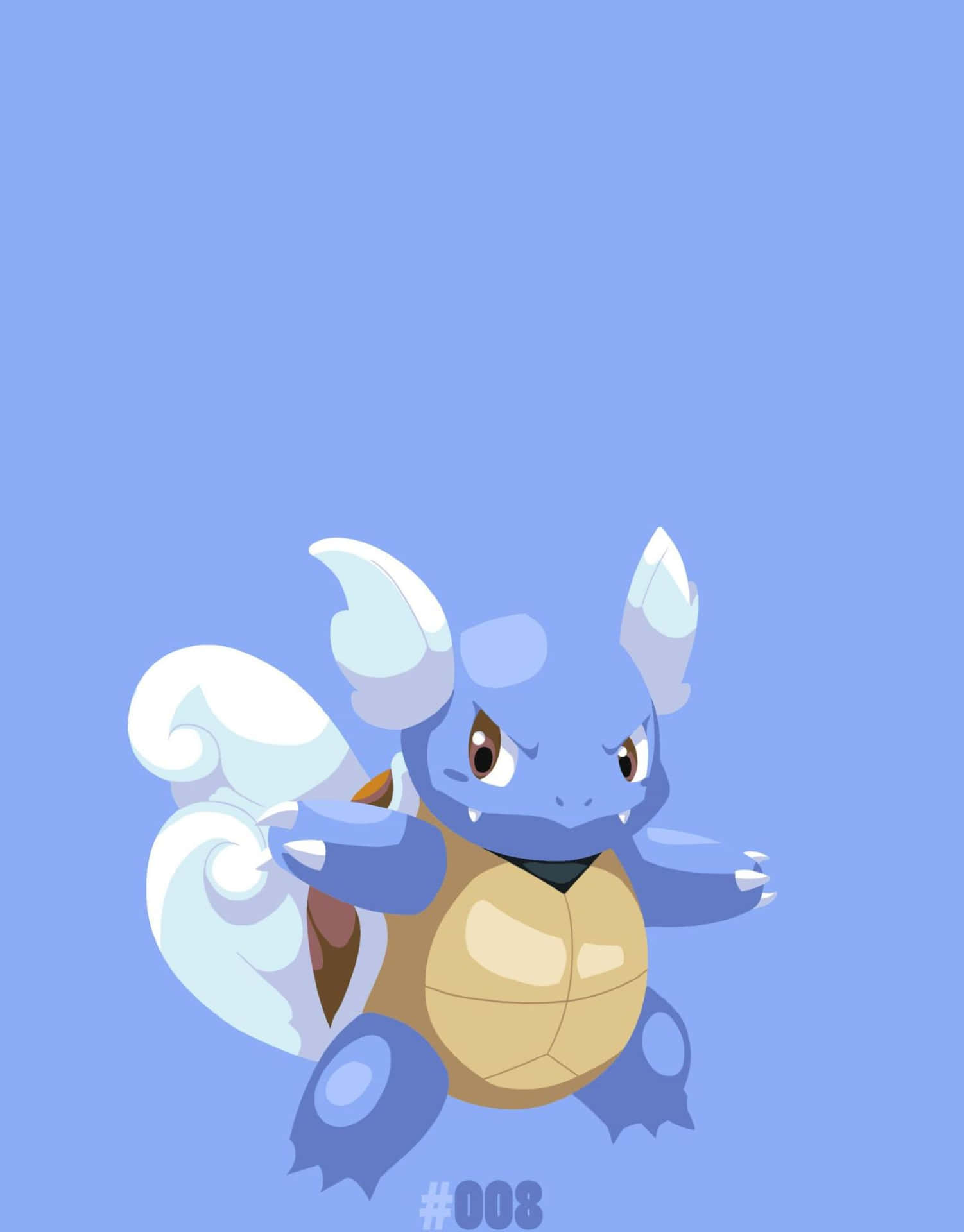 Wartortle Vector Art Background