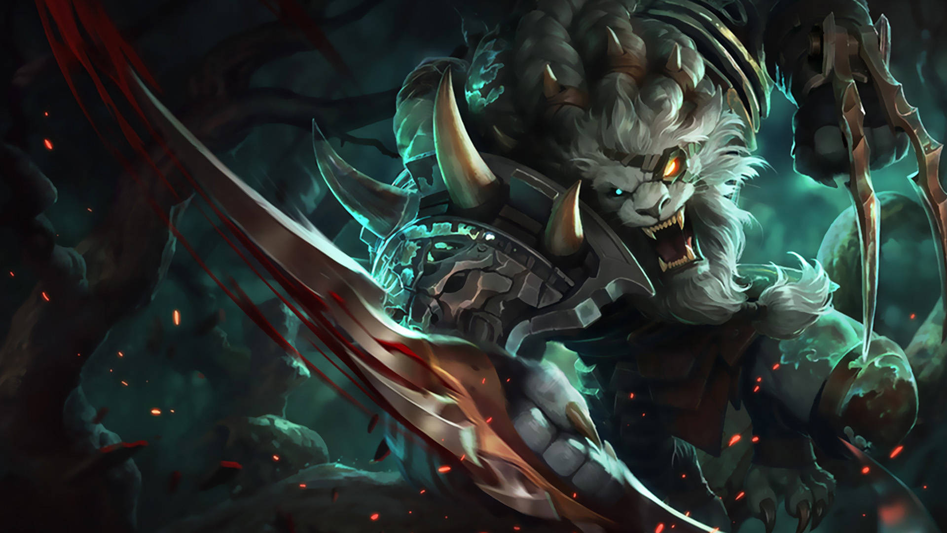 Warwick Cool League Of Legends Champ Background