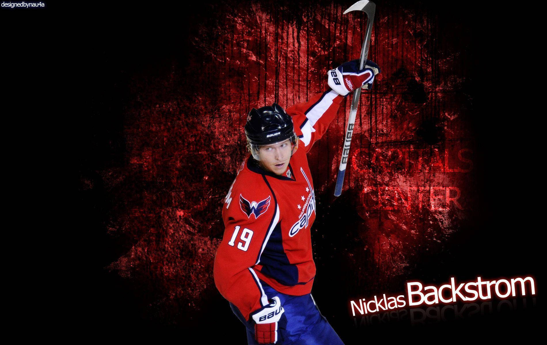 Washington Capitals Center 19 Nicklas Backstrom Background