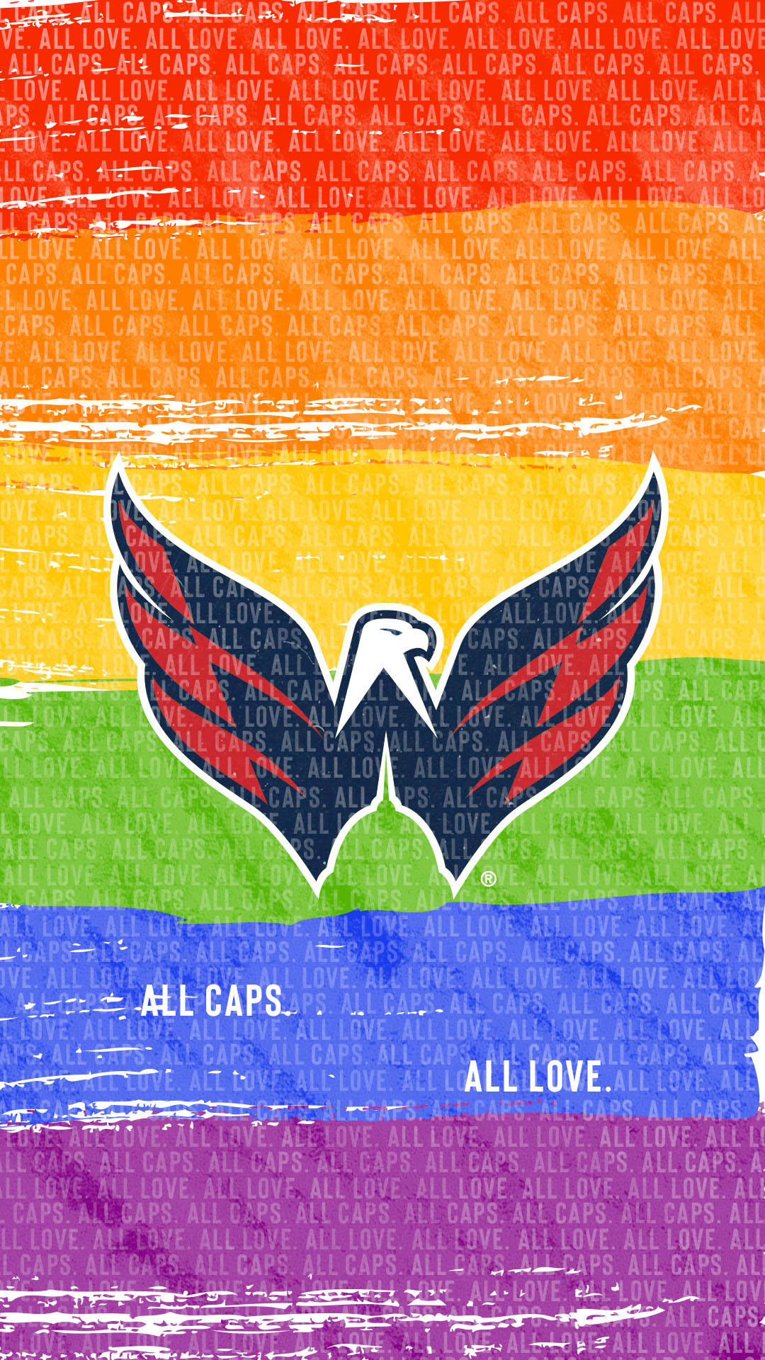 Washington Capitals - Champions On Ice Background