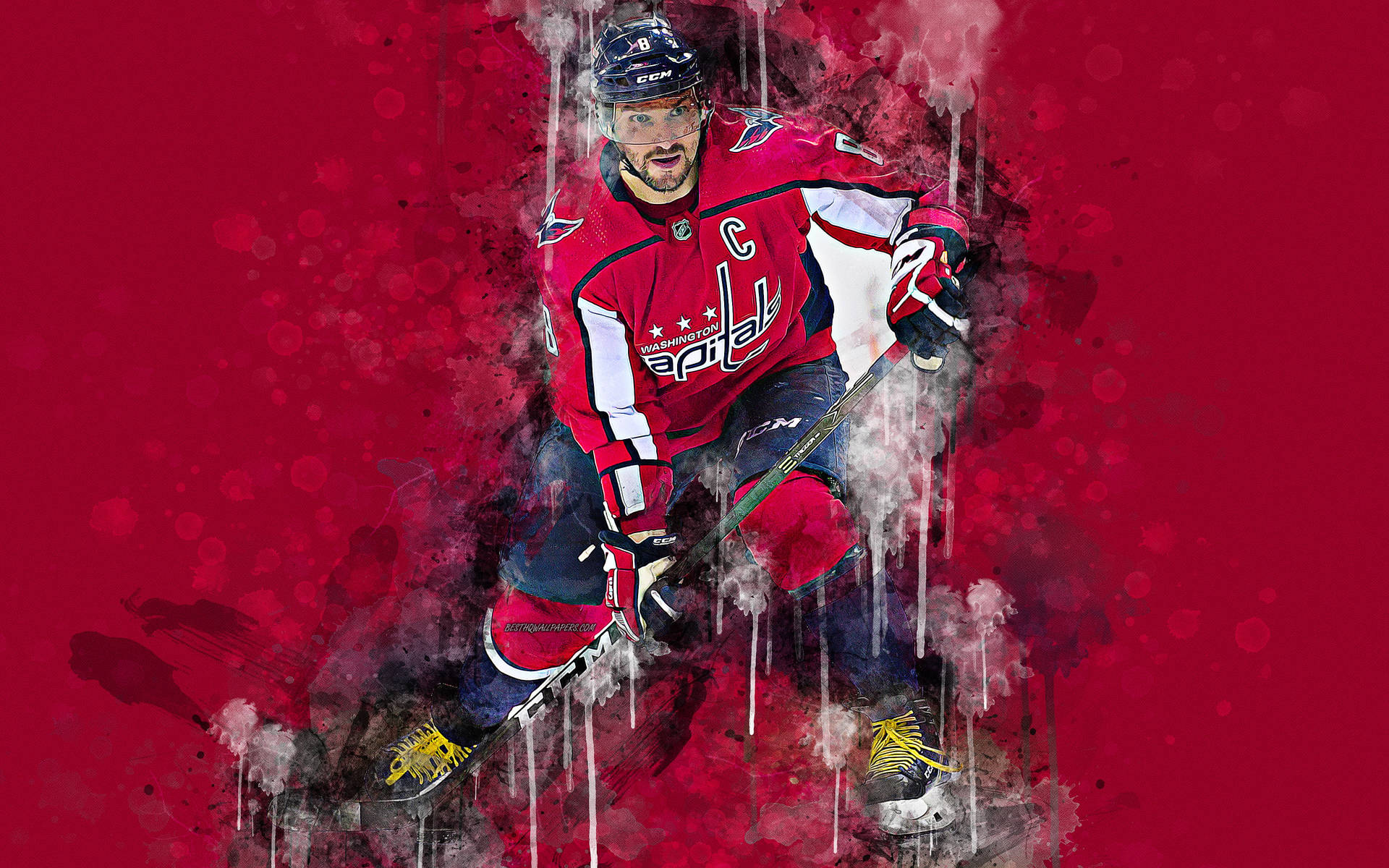 Washington Capitals Digital Edit Background