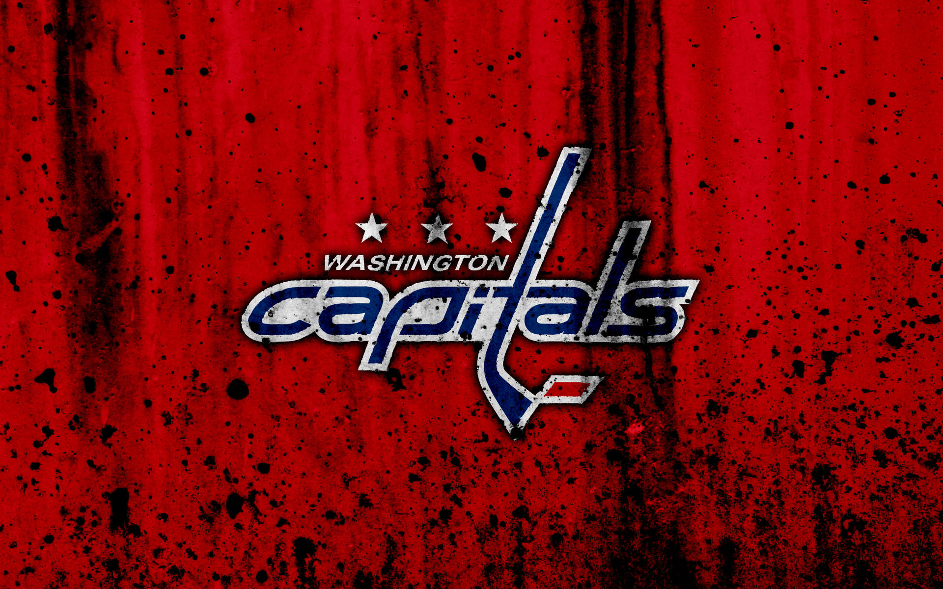 Washington Capitals Grunge Style Background