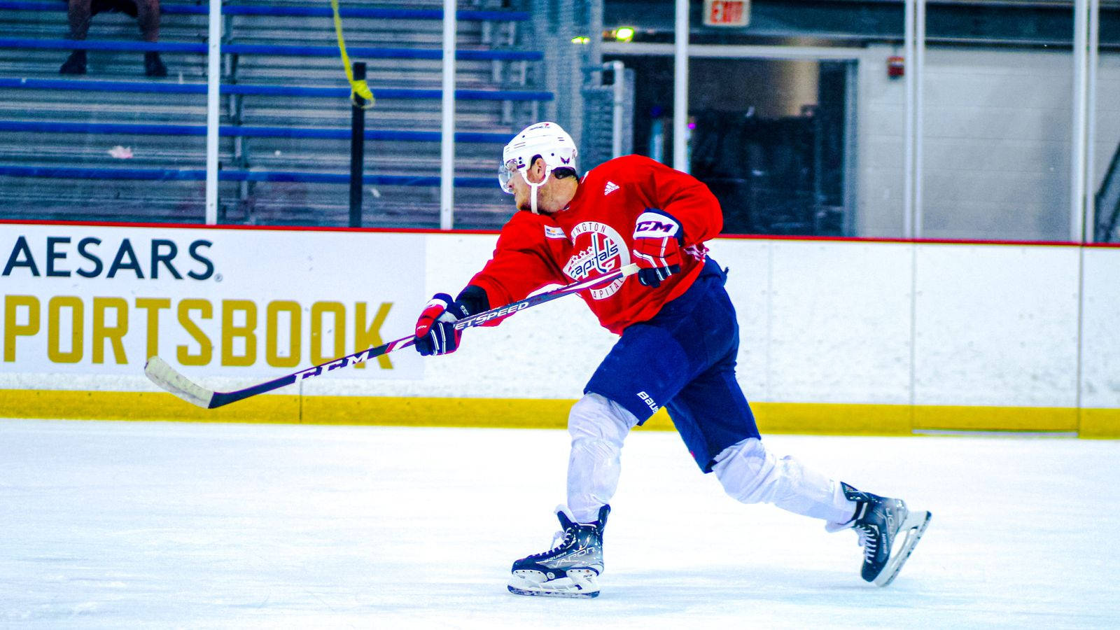 Washington Capitals John Carlson In Training Background