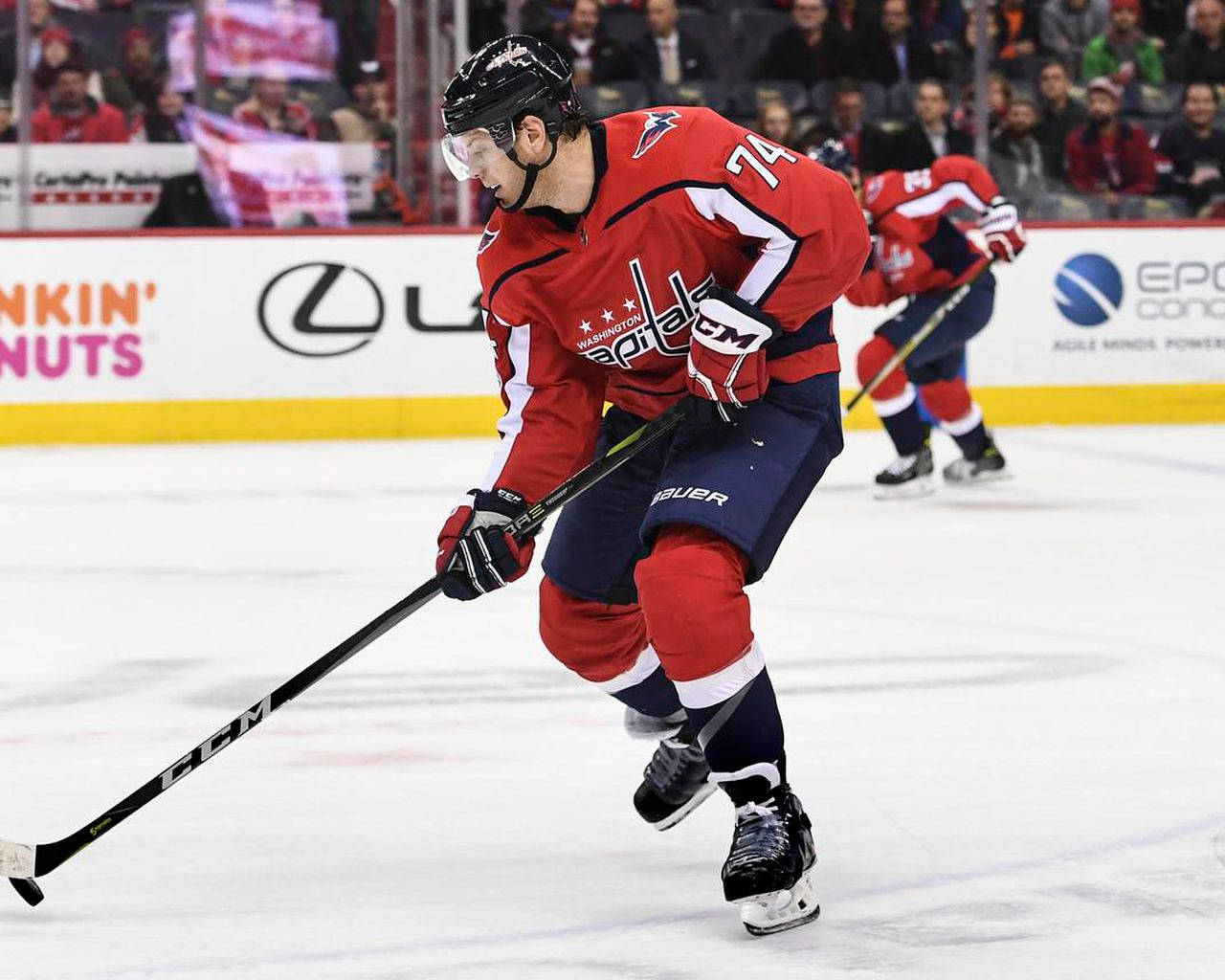 Washington Capitals John Carlson Portrait On Field