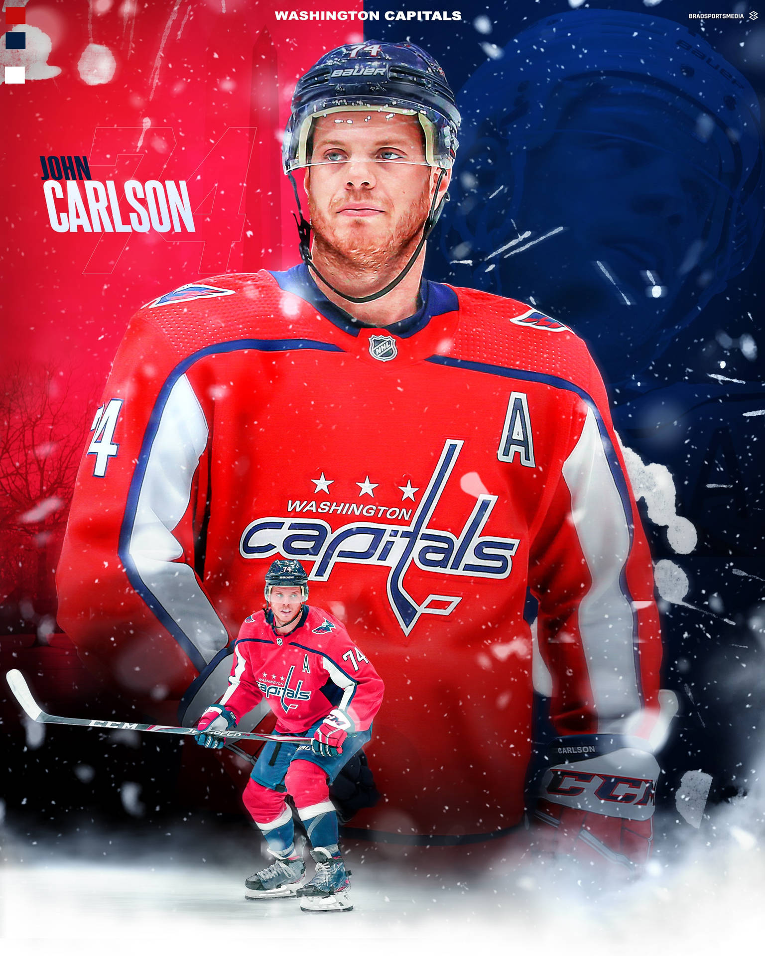 Washington Capitals John Carlson Poster