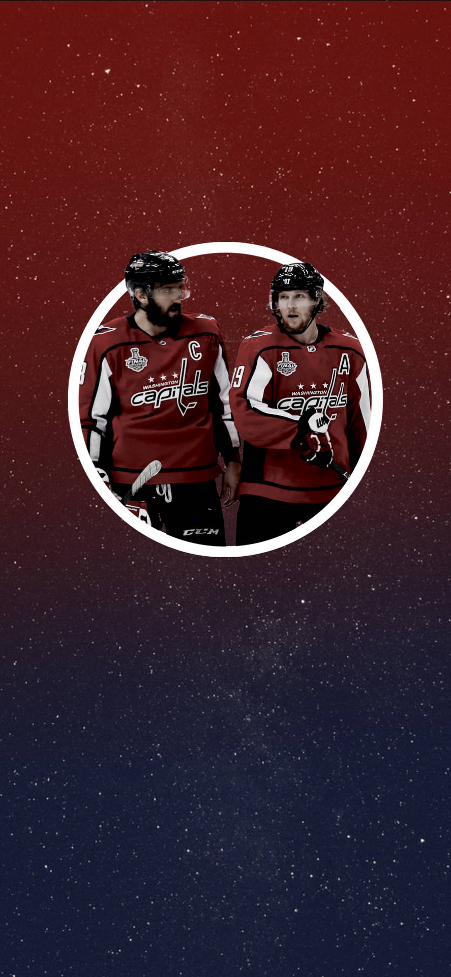 Washington Capitals Nicklas Backstrom And Alexander Ovechkin Background