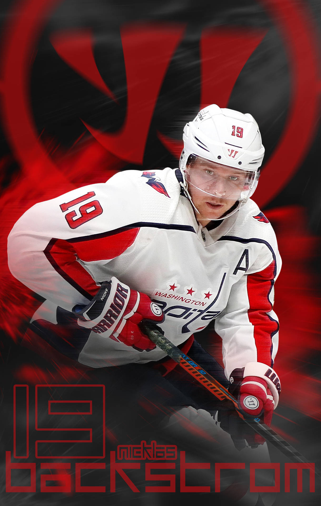 Washington Capitals Number 19 Nicklas Backstrom Background