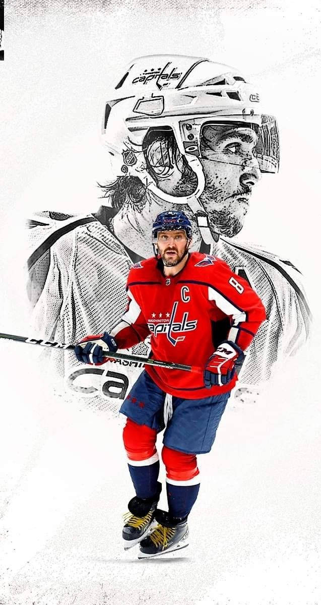 Washington Capitals Ovechkin Illustration Art Background