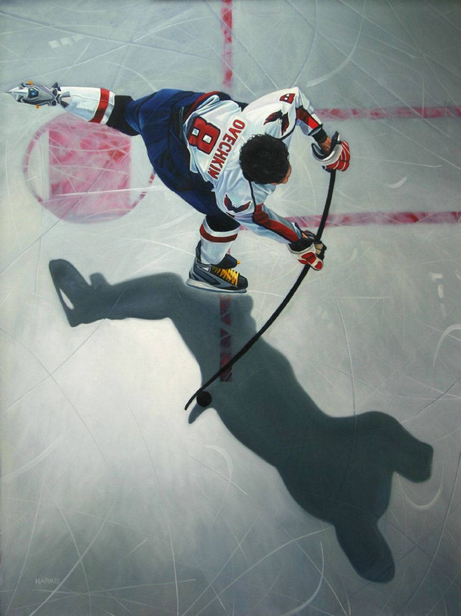 Washington Capitals Ovi Overhead Shot Background