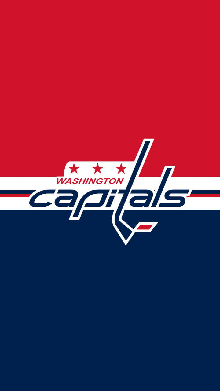 Washington Capitals Red And Blue Background