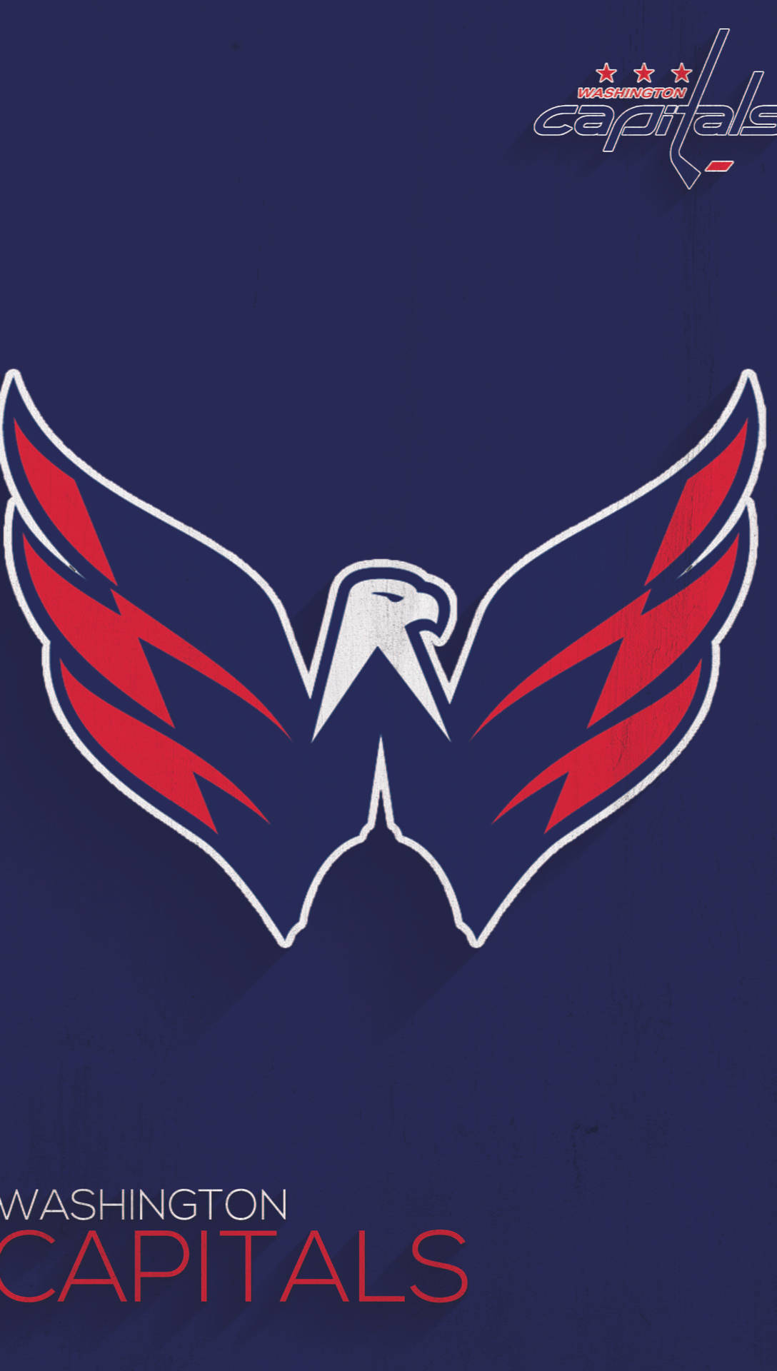 Washington Capitals Wide Spread Eagle Background