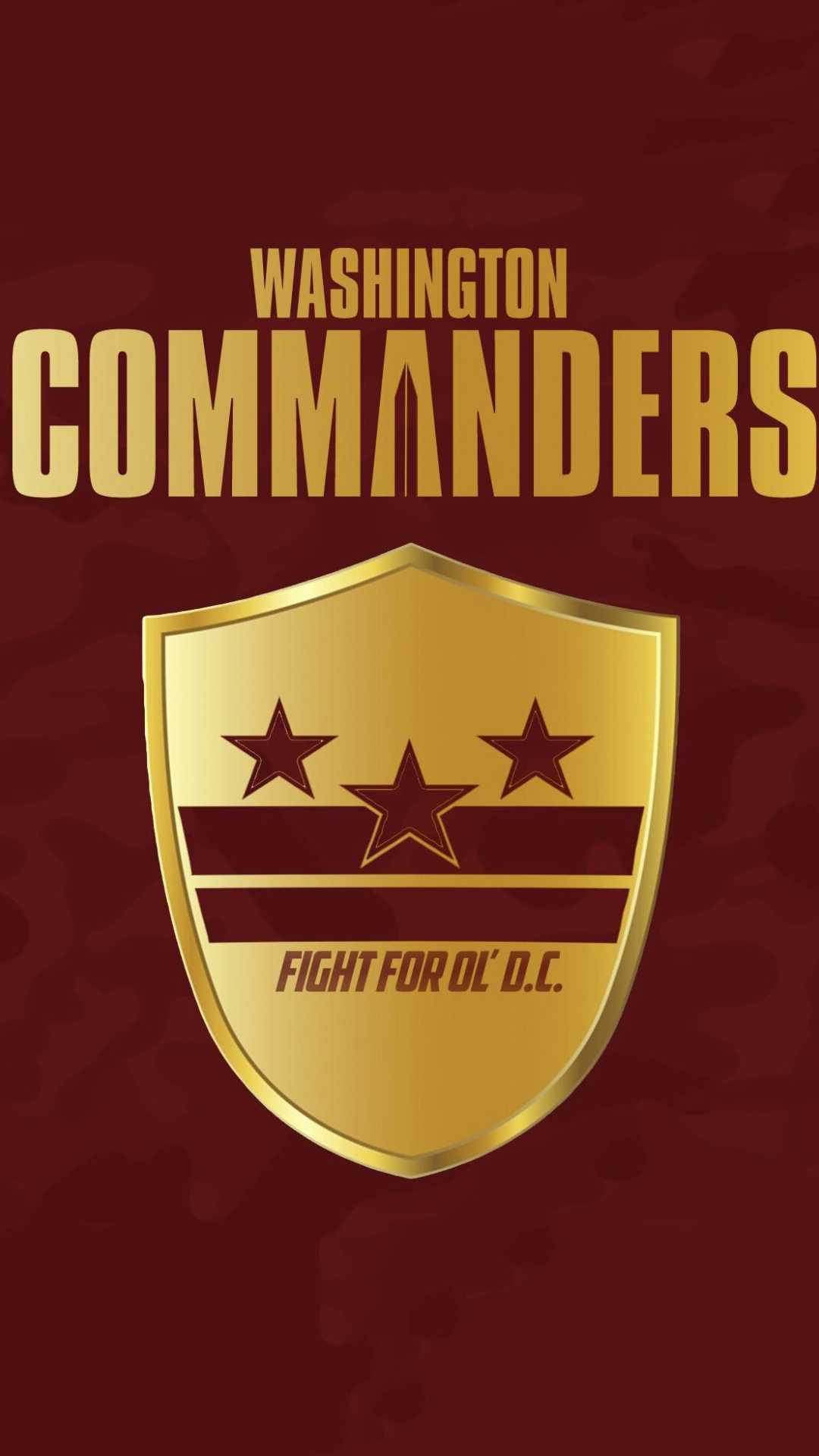 Washington Commanders American Football Team Logo Background
