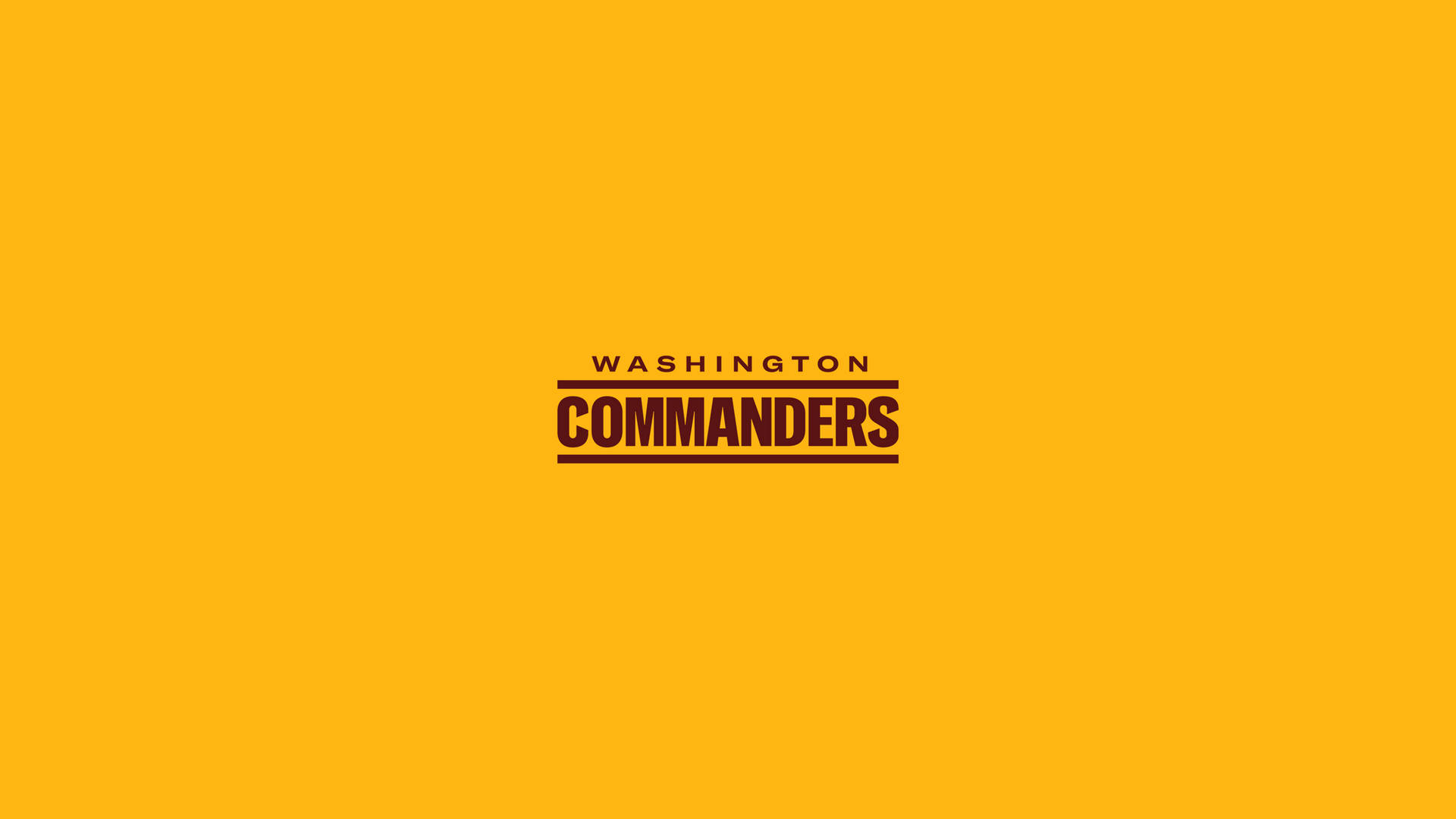 Washington Commanders Minimalist Logo Background