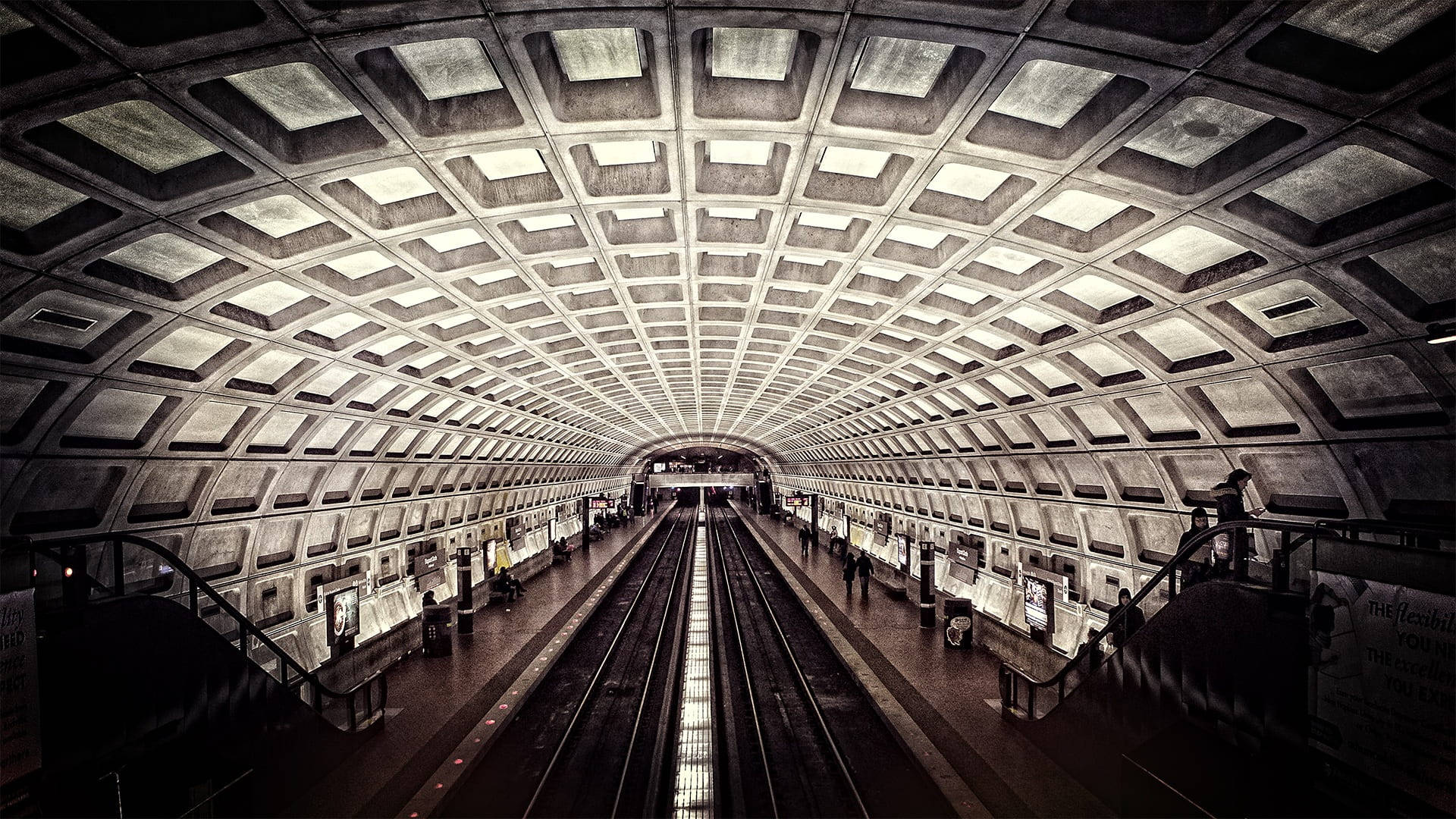 Washington Dc Metro Station Background