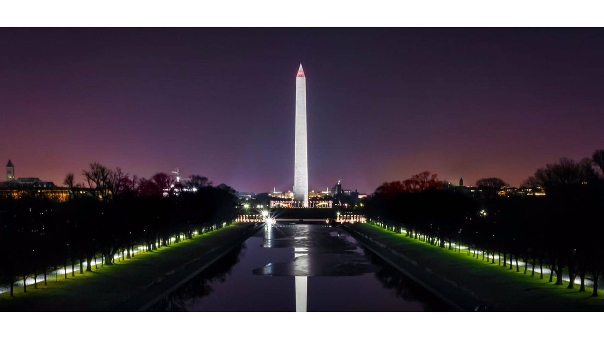 Washington, Dc Reflecting Pool Background