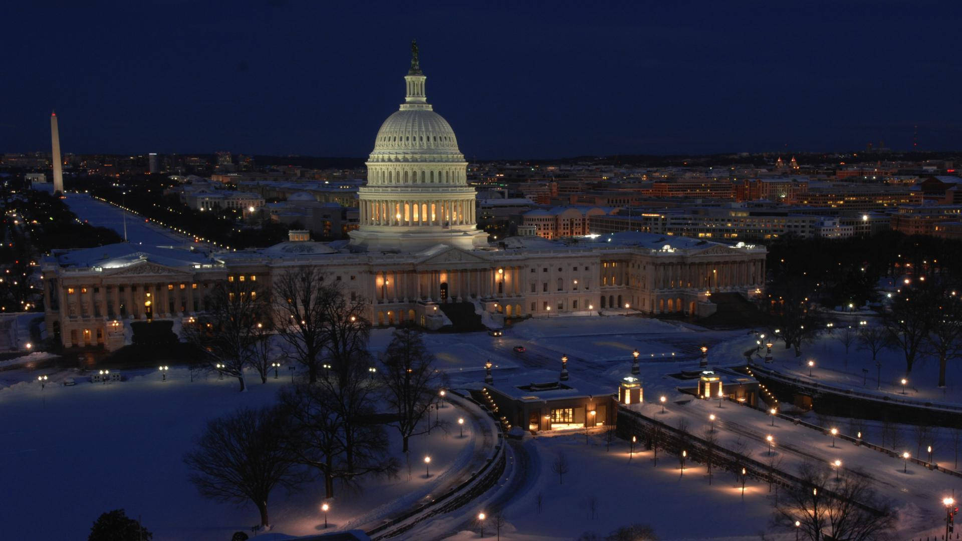 Washington, Dc Under Snow