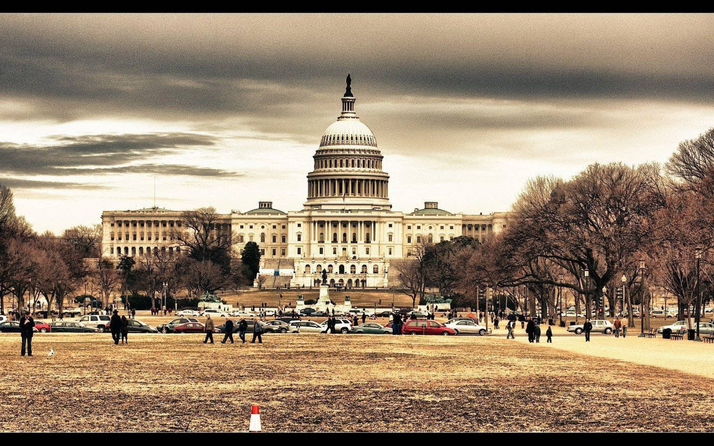 Washington, Dc Vintage Photo Background