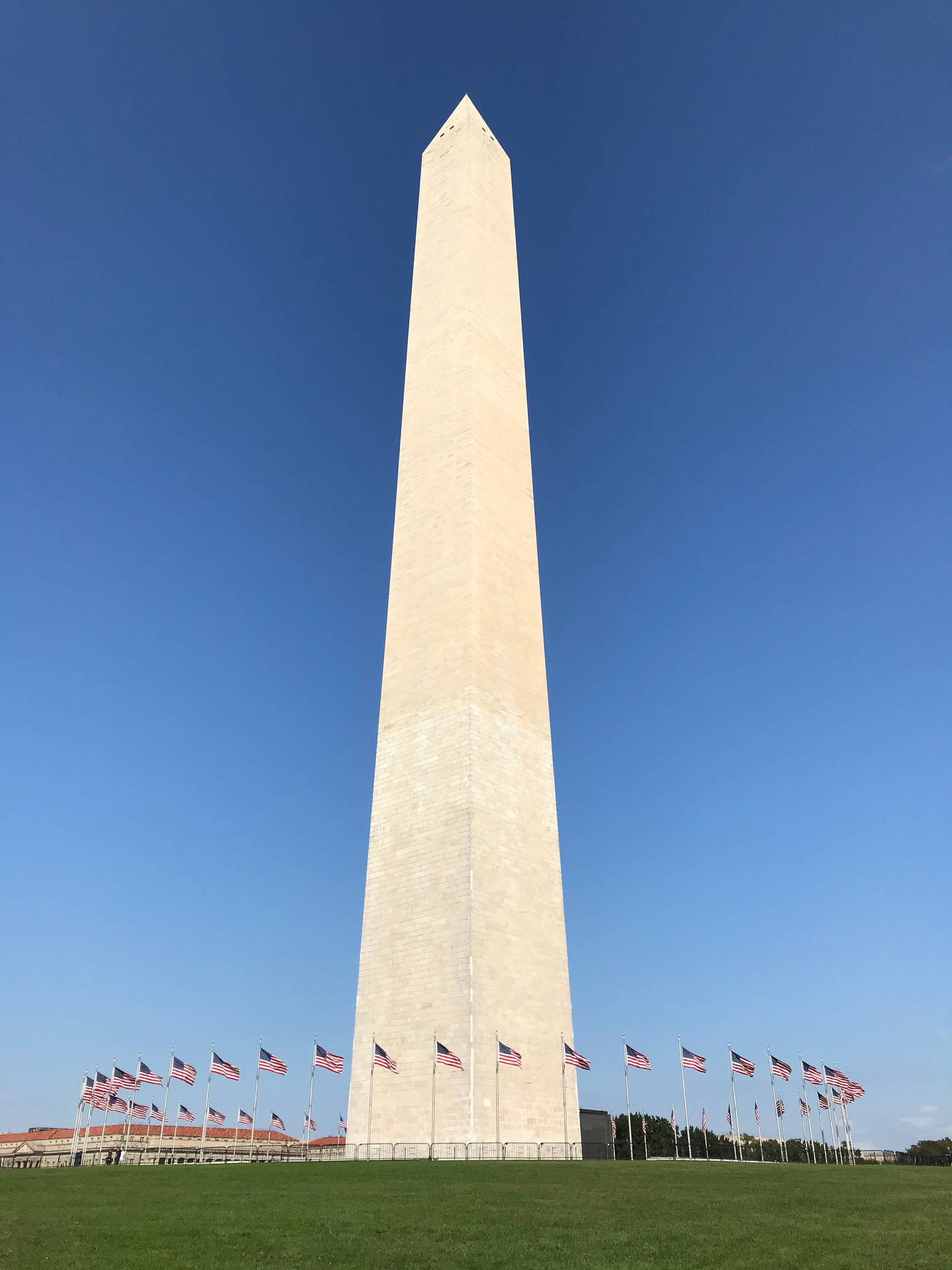 Washington Monument Looking Up Background