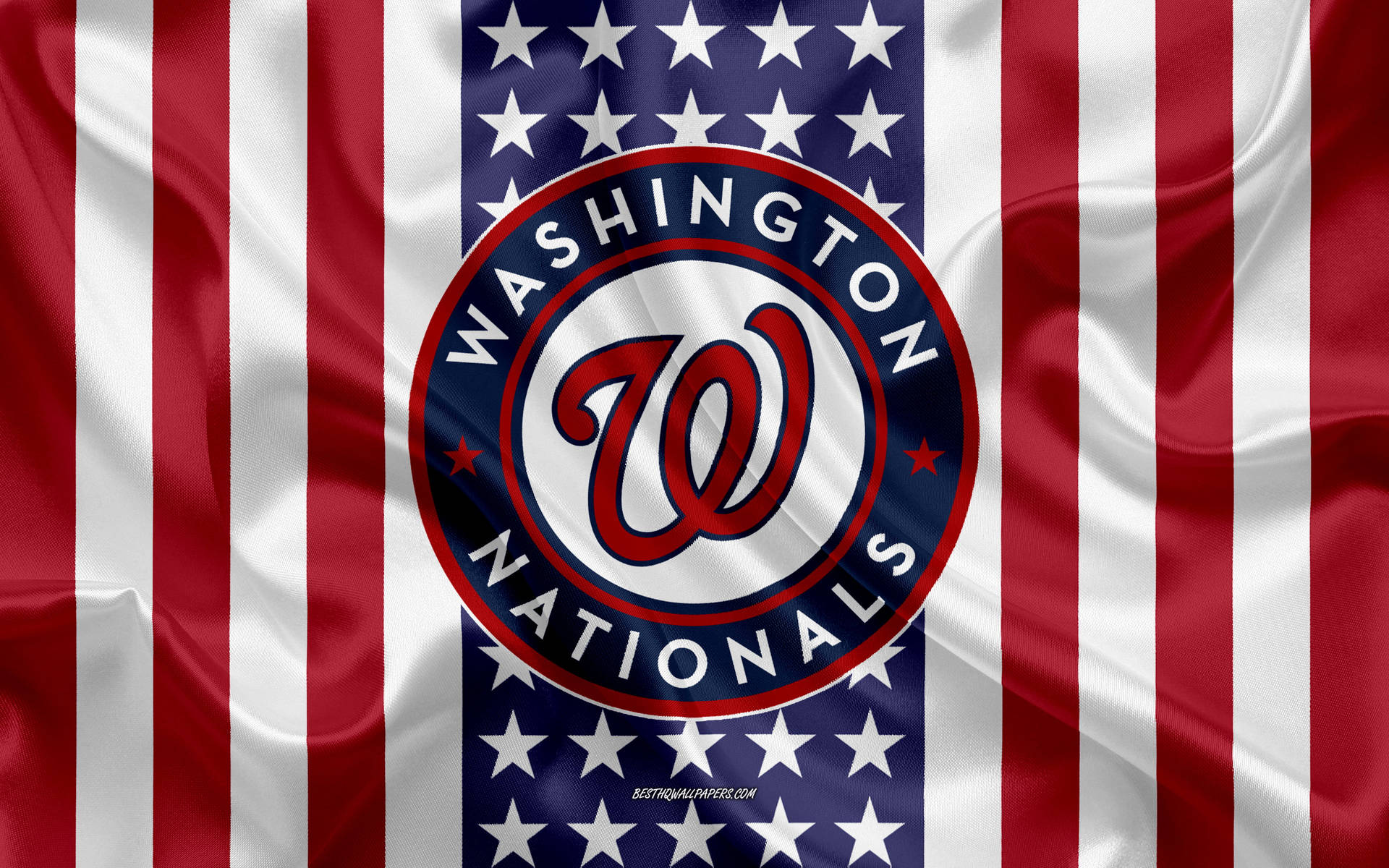 Washington Nationals American Flag Background