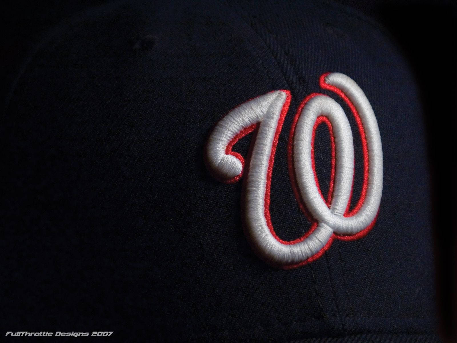 Washington Nationals Embroidered Hat Background