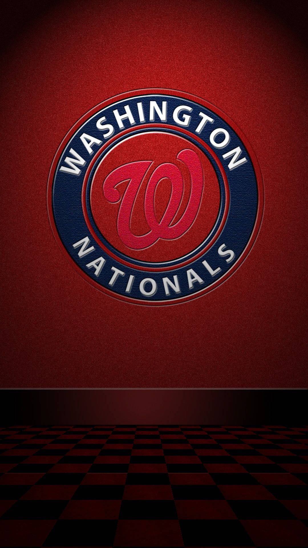 Washington Nationals Red Mobile Background