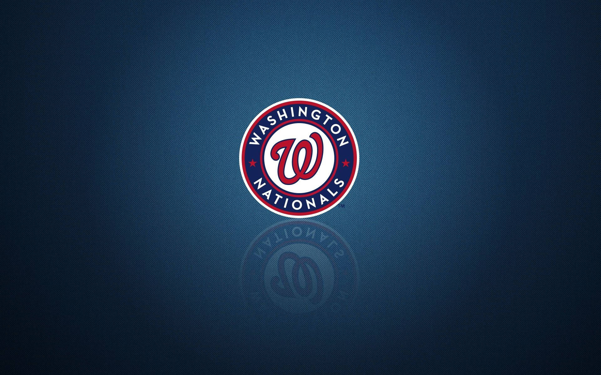 Washington Nationals Reflected Logo Background