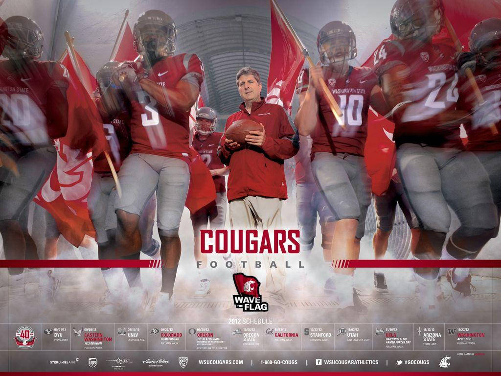 Washington State University Cougars Football Poster Background