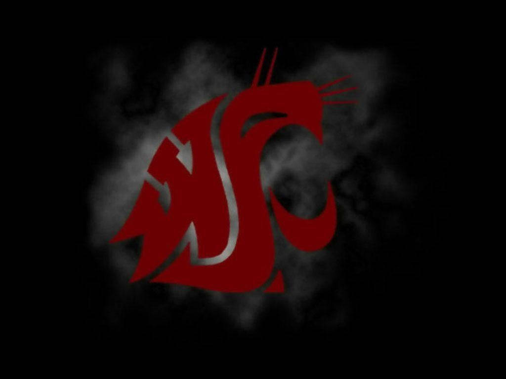 Washington State University Logo On A Dark Background Background