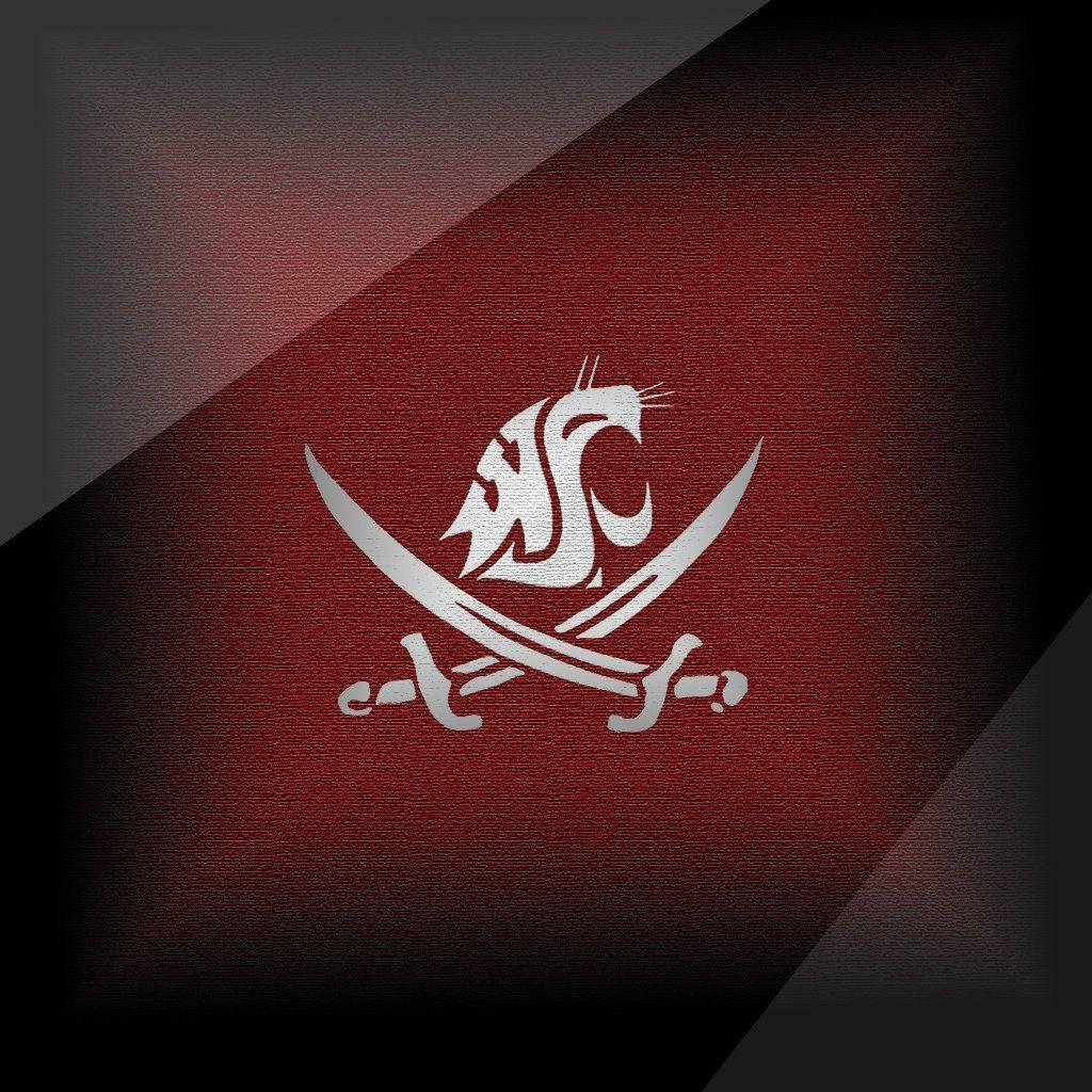 Washington State University Pirate Cougars Logo Background