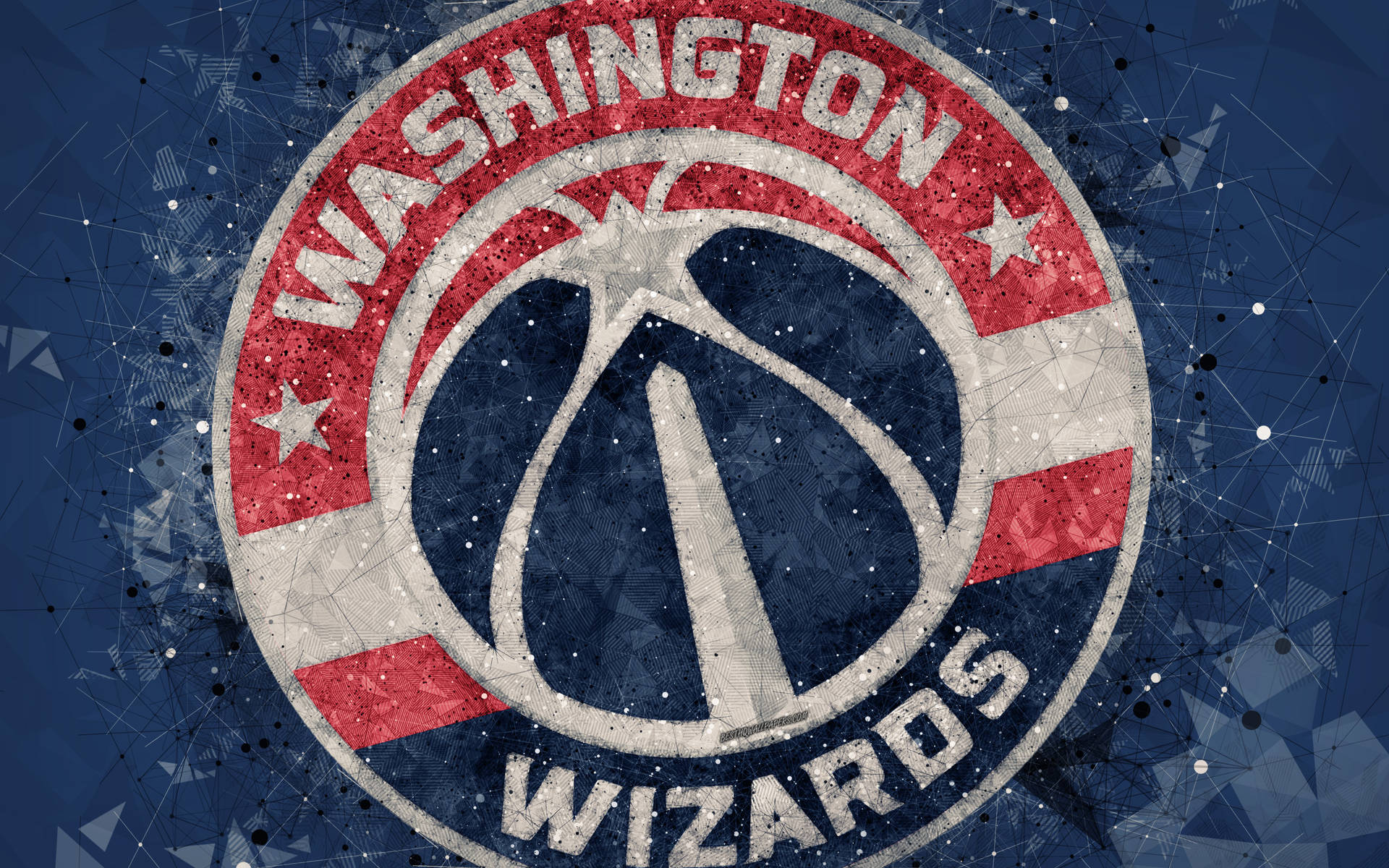 Washington Wizards Emblem Digital Artwork Background
