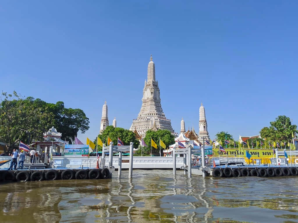 Wat Arun From A Distance