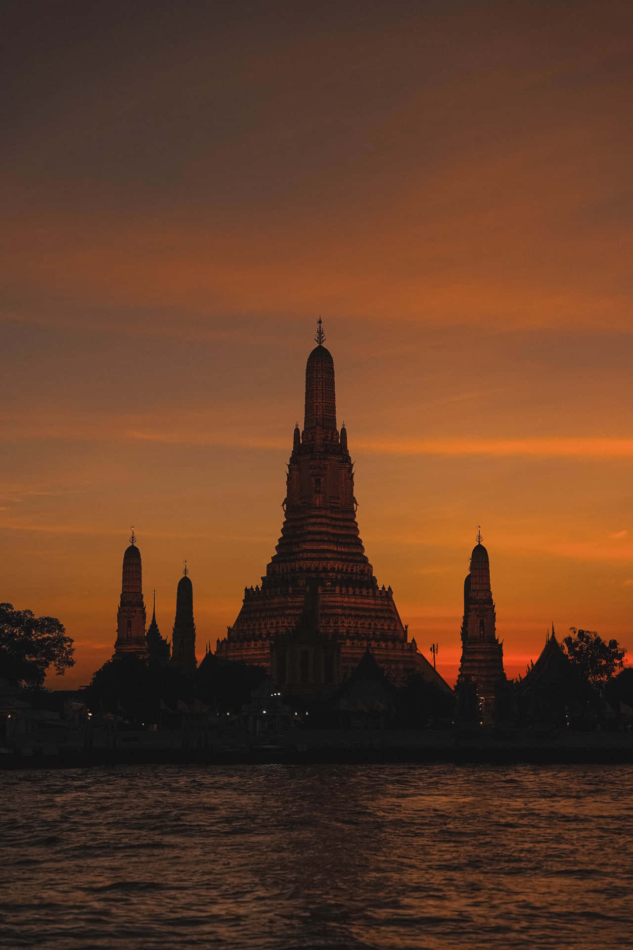Wat Arun Taken At Sunset