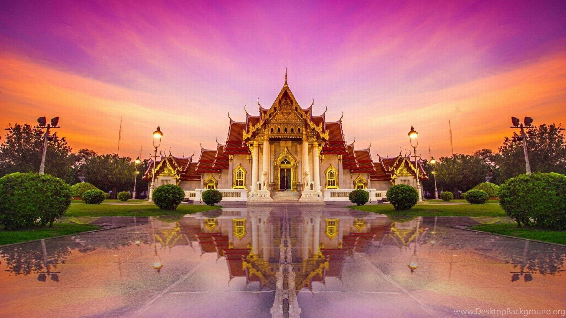 Wat Benchamabophit Dusitwanaram Thailand Background