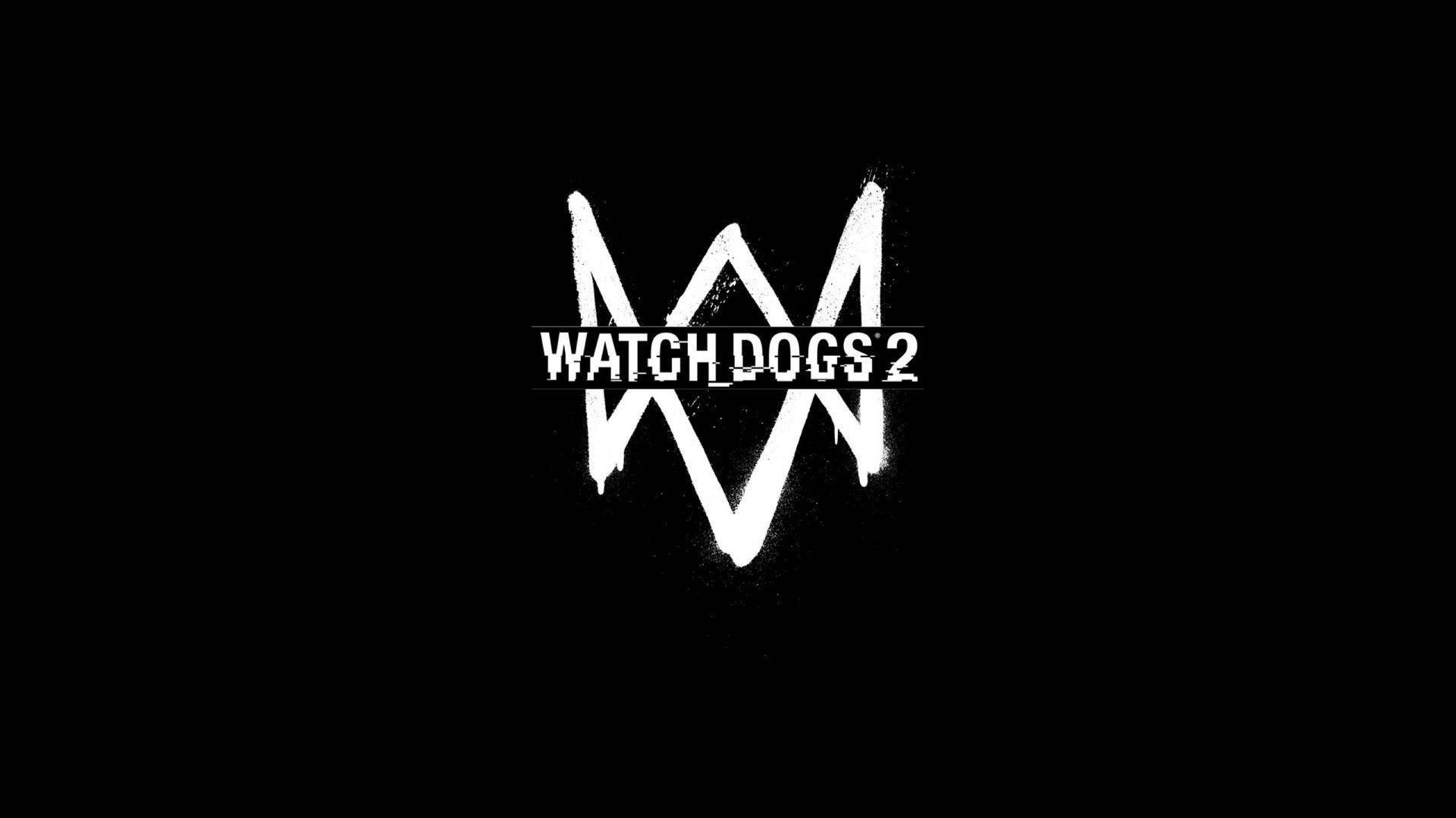 Watch Dogs 2 Gaming Logo Background