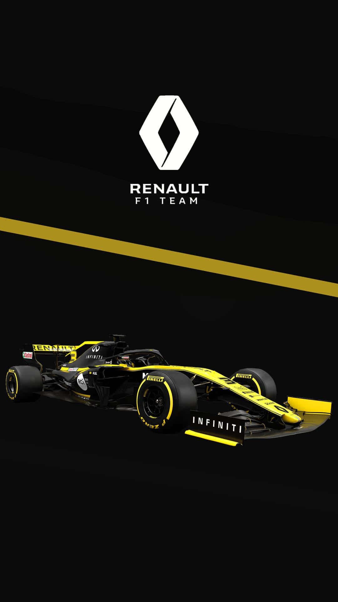 Watch Formula 1 Race Action On Your Iphone Background