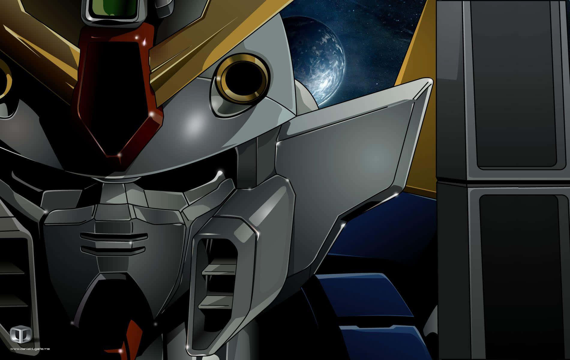 Watch In Awe As The Legendary Gundam Warrior Takes On Forces Of Destruction And Evil. Background