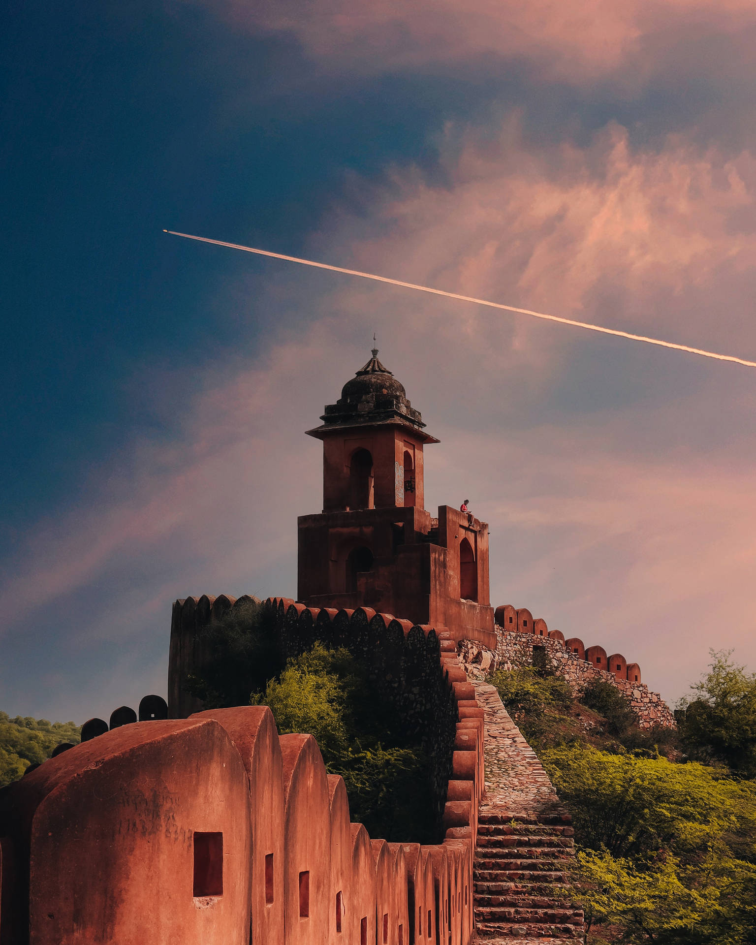 Watch Tower Of Jaigarh Fort Jaipur Background