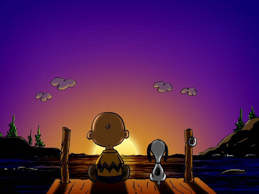 Watching Sunset With Charlie Brown