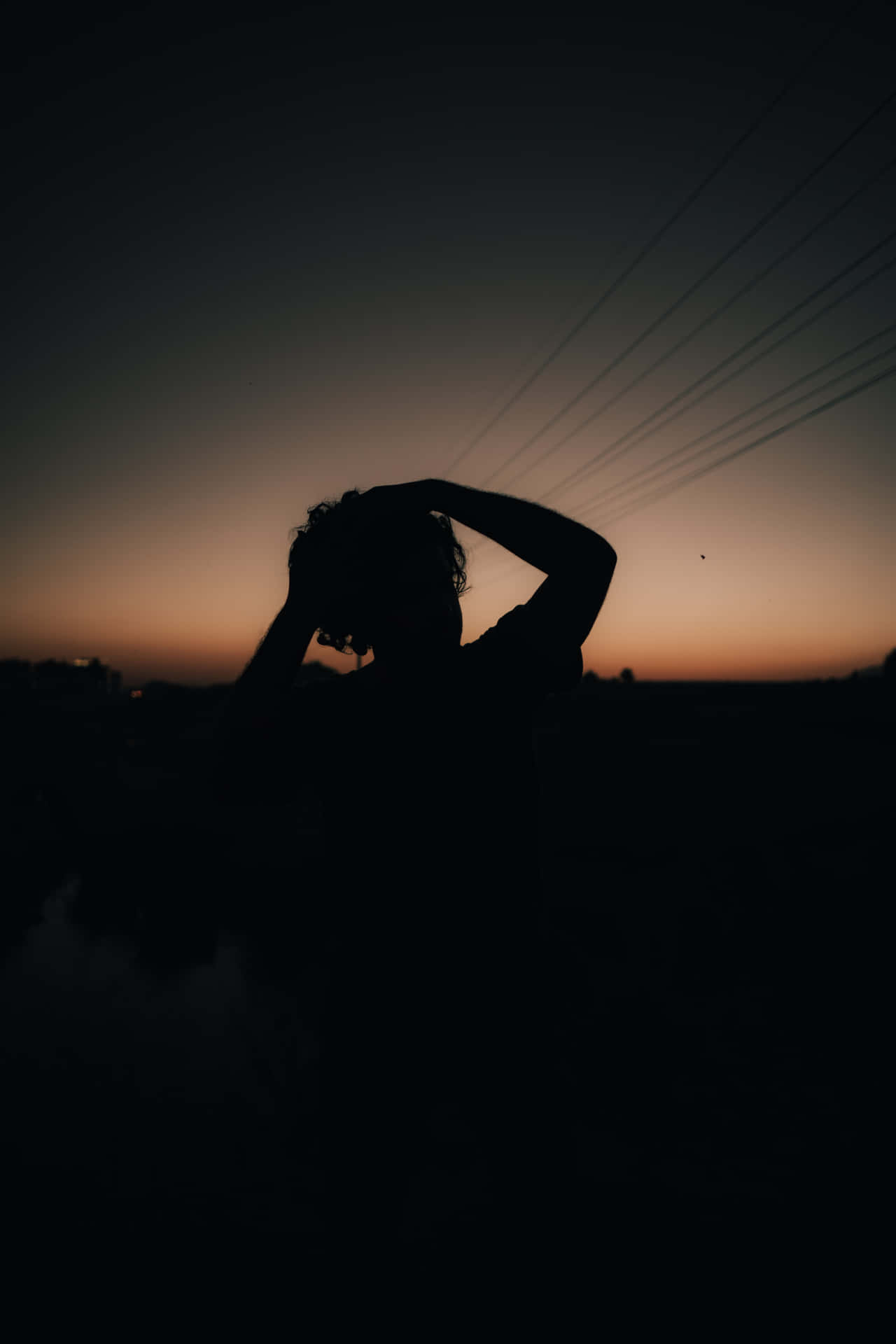 Watching The Dusky Sky Shadow Pfp Background