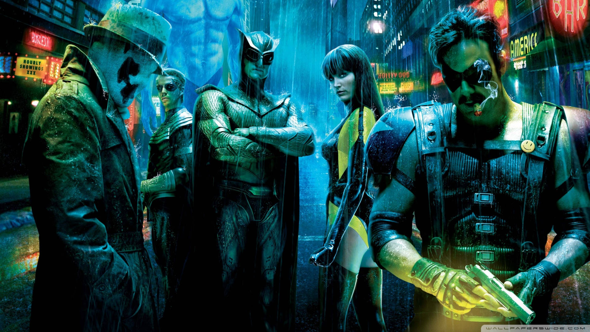 Watchmen Film Doctor Manhattan Poster Background