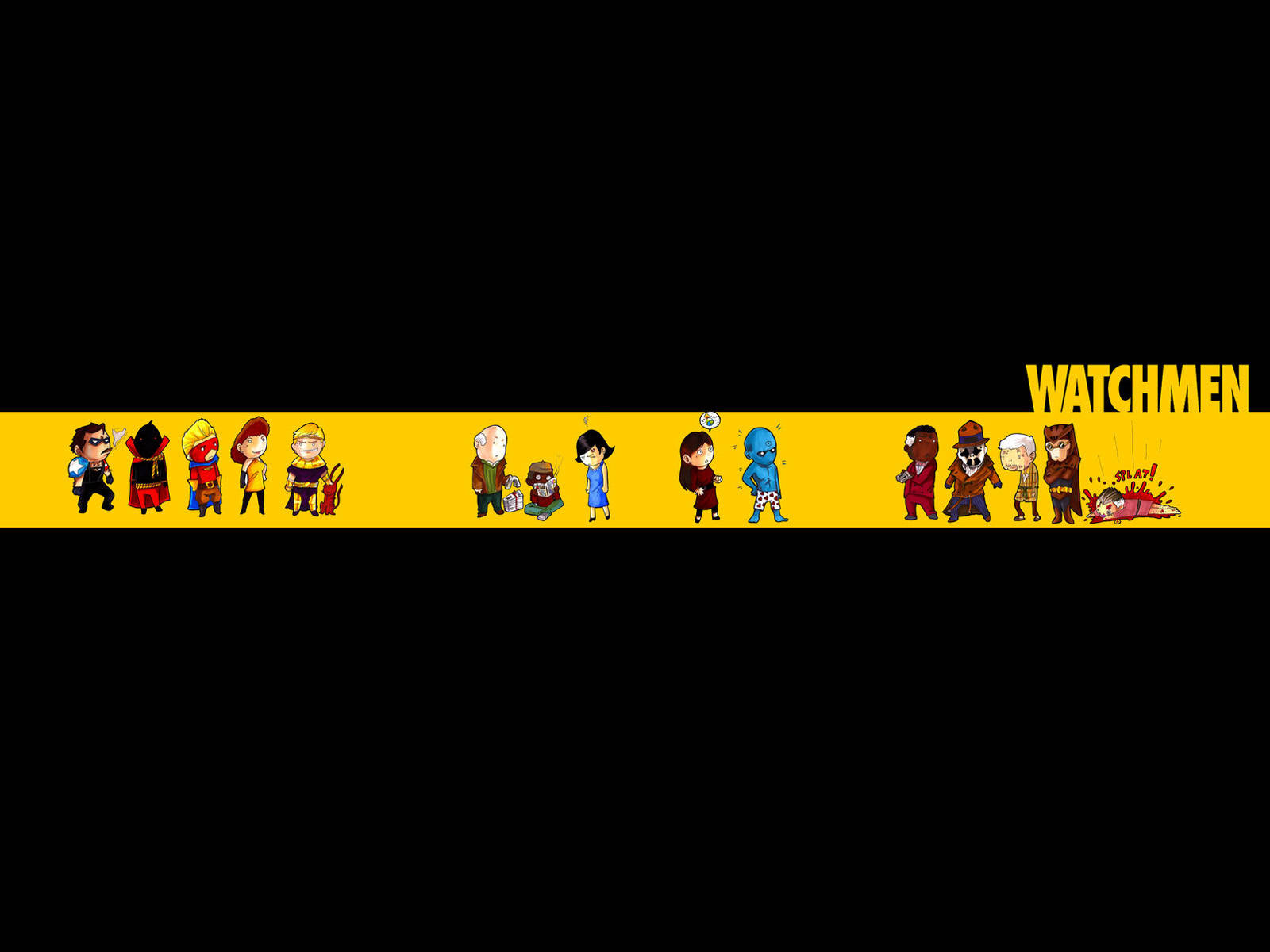 Watchmen Mini Characters Background