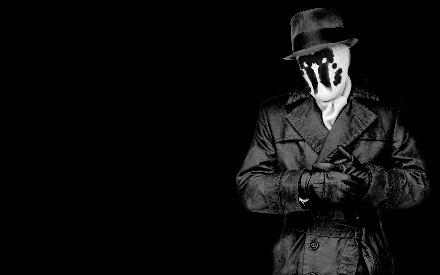 Watchmen Rorschach Black White Background