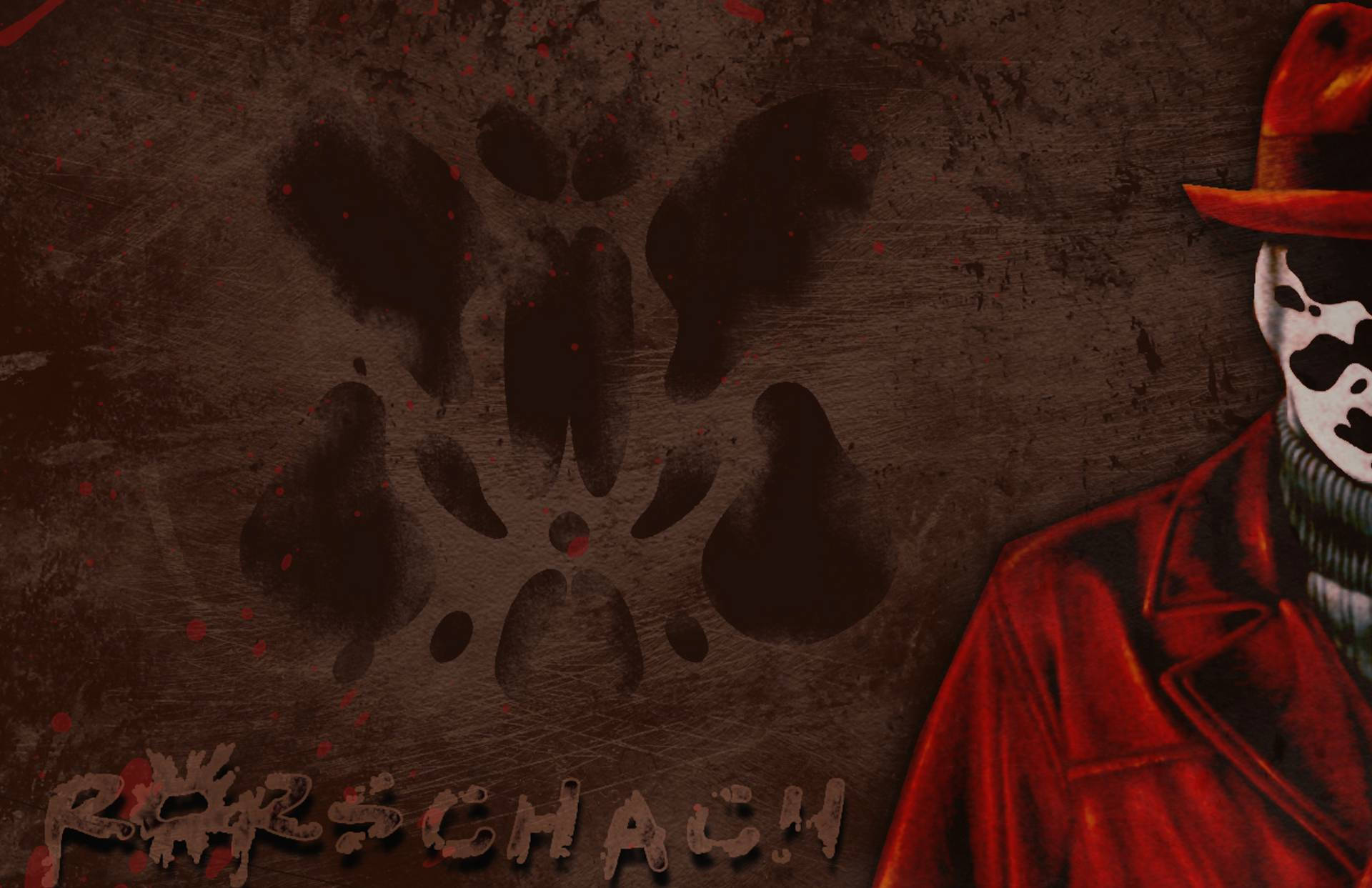Watchmen Rorschach Dark Art Background