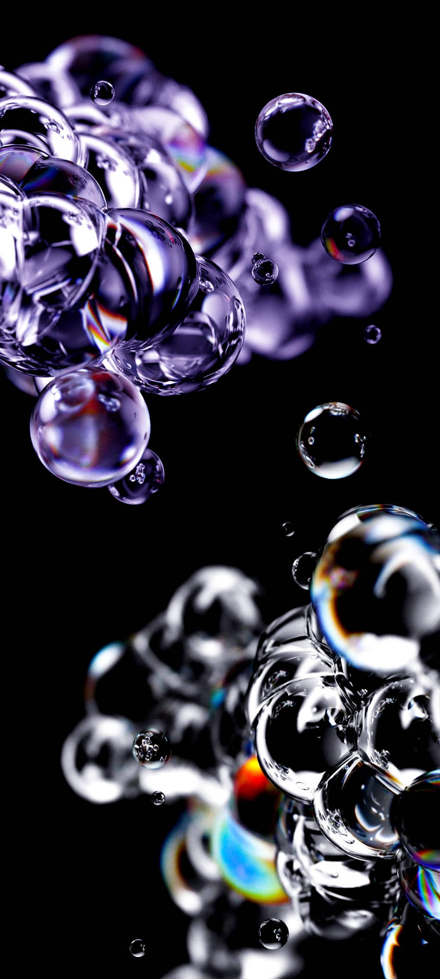 Water Bubbles For Samsung S20 Fe Background