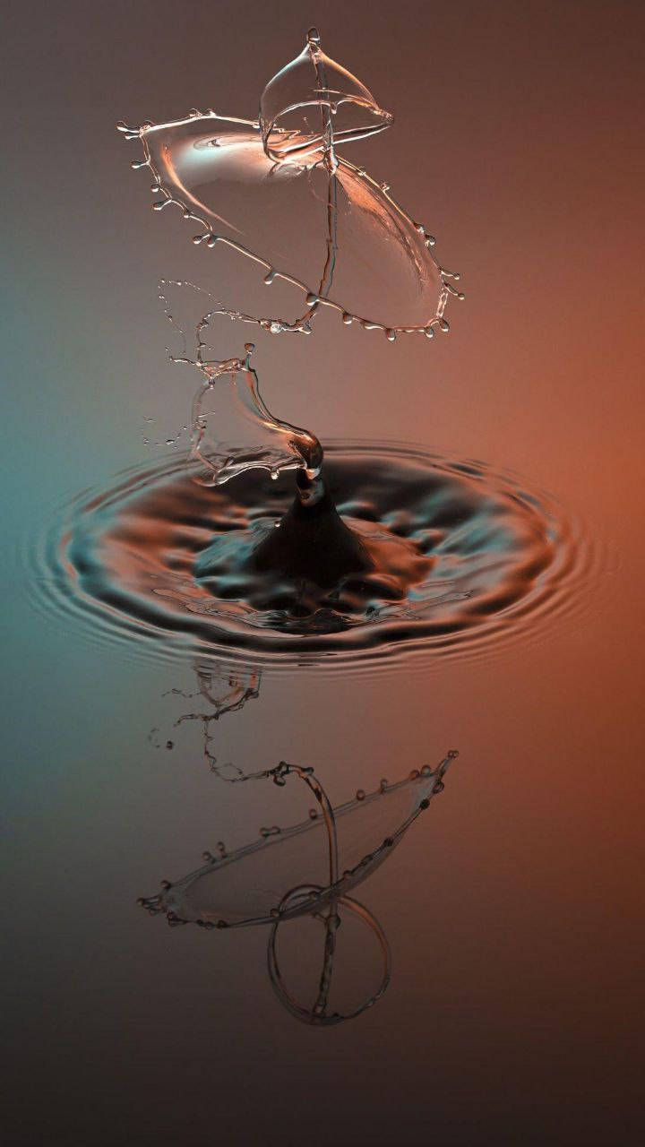 Water Drop Beautiful Phone Background
