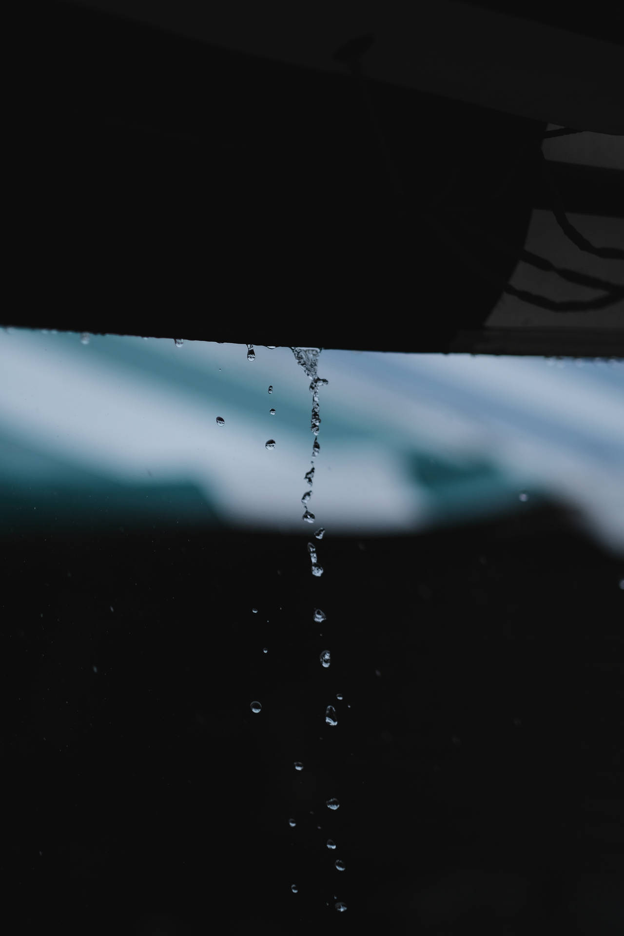 Water Droplet On A Car Background