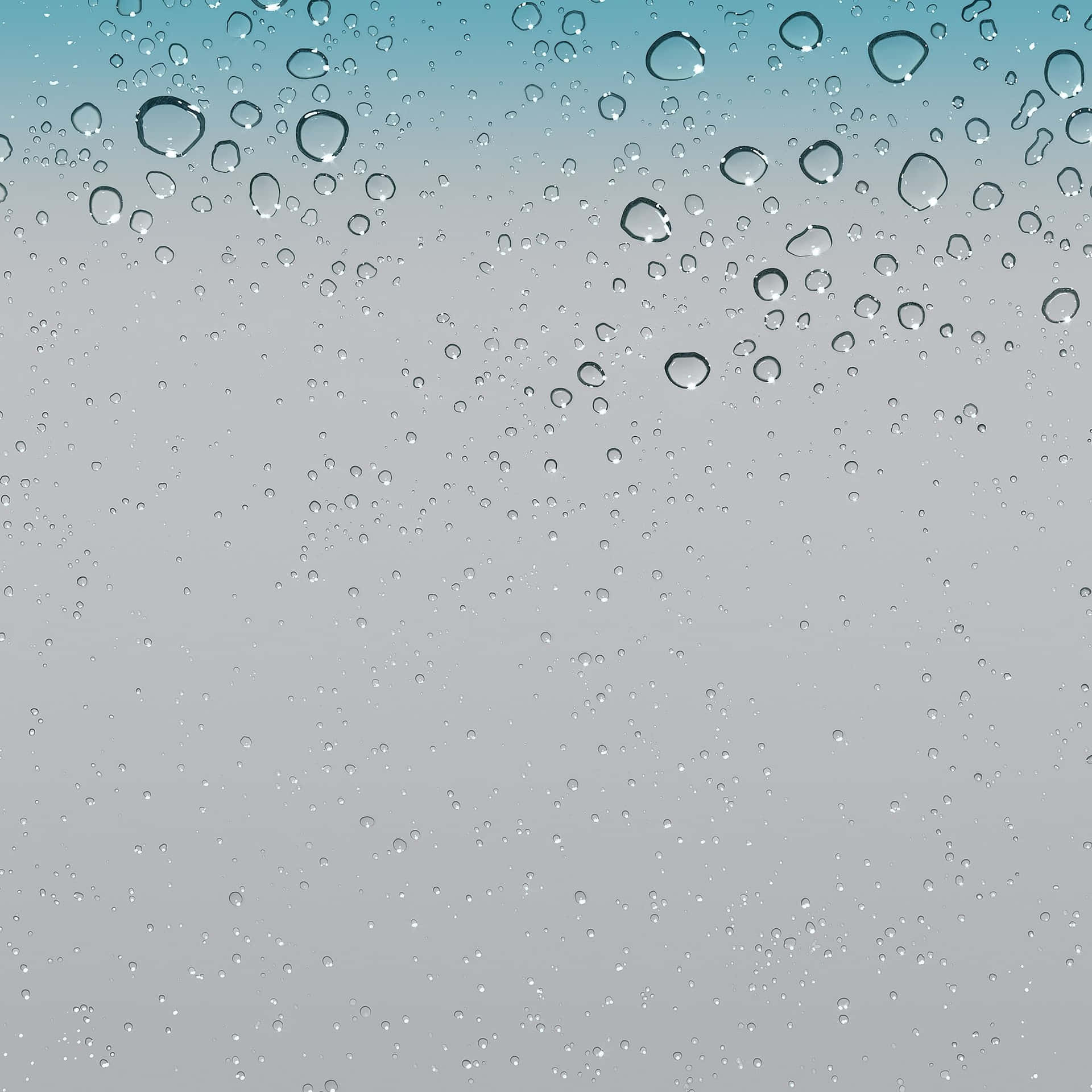 Water Droplets On A Glass Background