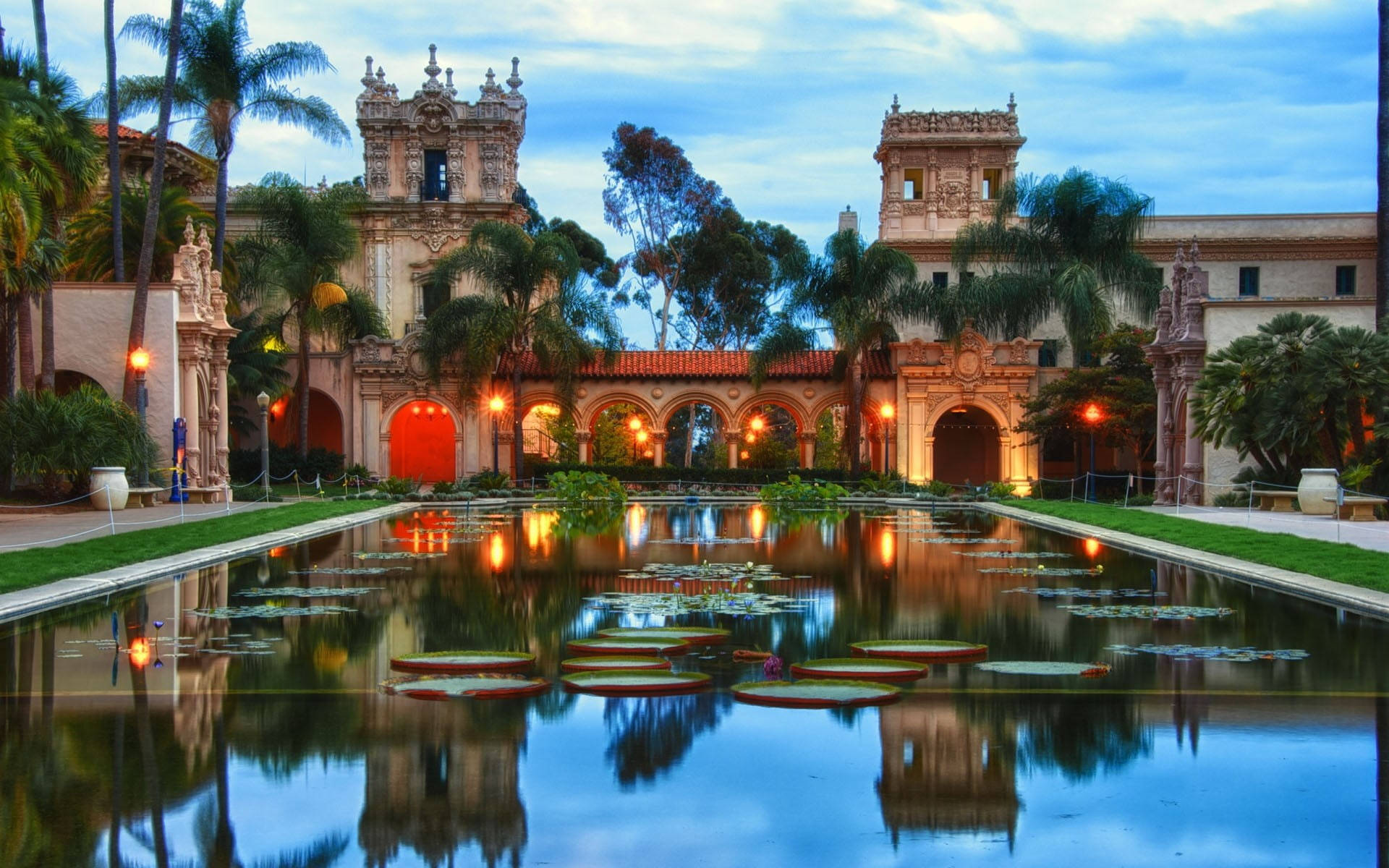 Water Pond At Balboa Park